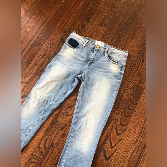 FRAME Women’s 27 Le Skinny de Jeanne Crop in Benton wash - VGUC!! - Picture 3 of 13